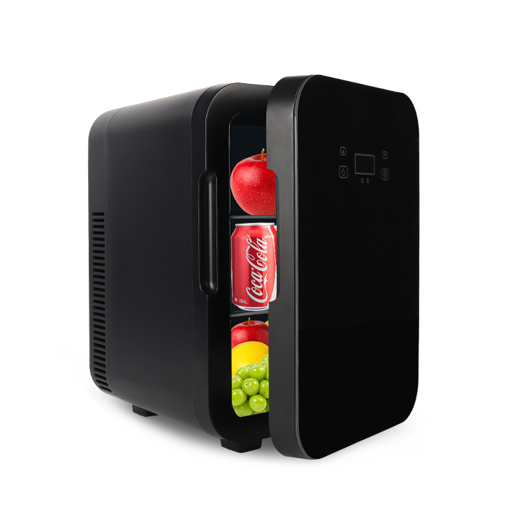 Car Refrigerator Dual Core Digital Display Black 10L